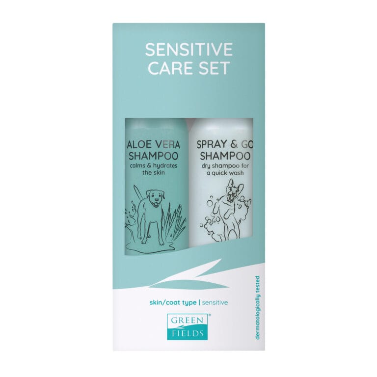 0-11.jpg Greenfields Sensitive Care Set 2×270 ml | Zachte verzorging hond & kat