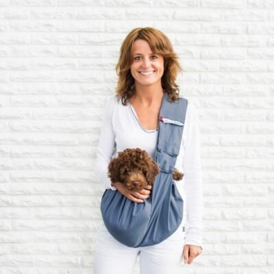 Pocket Canvas Draagzak Blauw / S - 15 kg