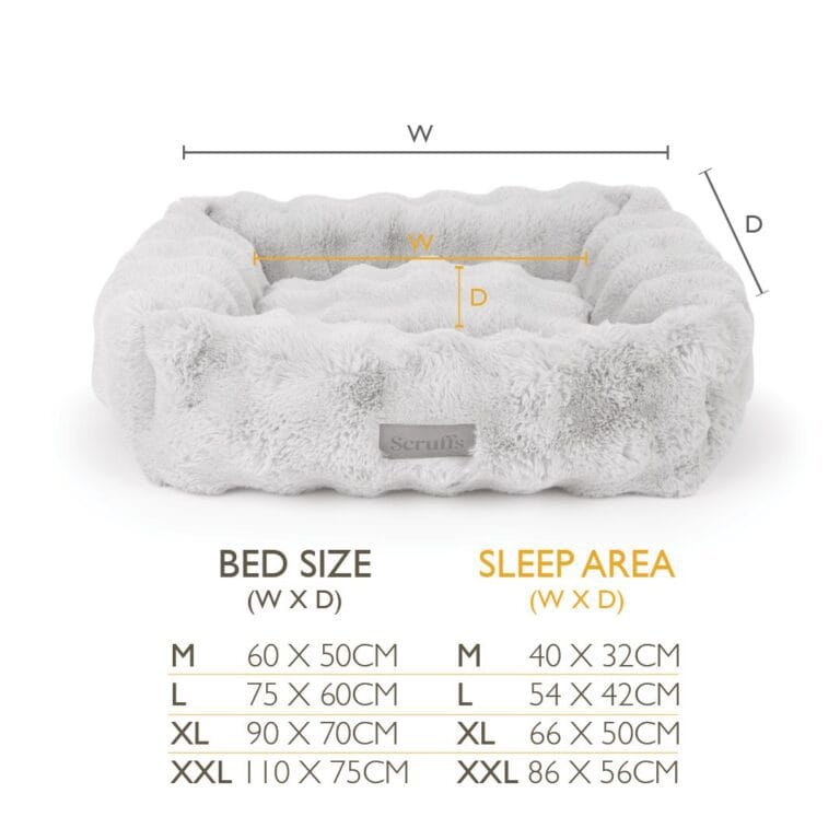 Scruffs Alpine Box Bed Champagne M 60×50 cm | Luxe honden- en kattenmand