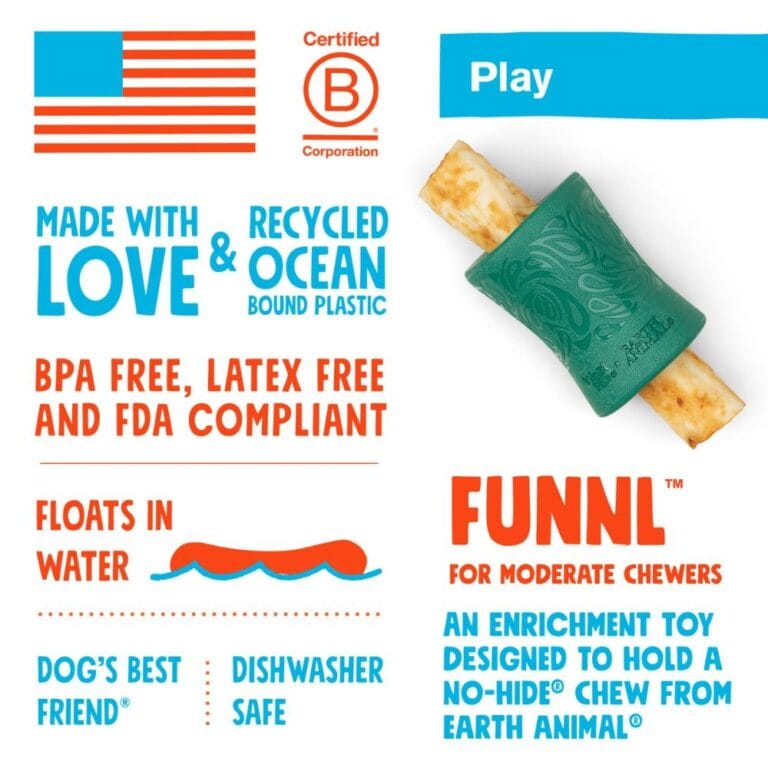 West Paw Seaflex Funnl™ Kelp | Verrijkend puzzelspeelgoed voor honden