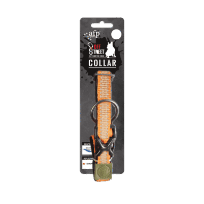 AFP Off Street - Dog Collar Mandarijn L