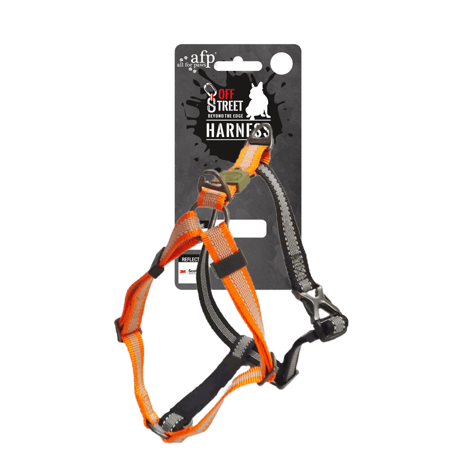 AFP Off Street - Dog Non-Pull Harness Mandarijn XL