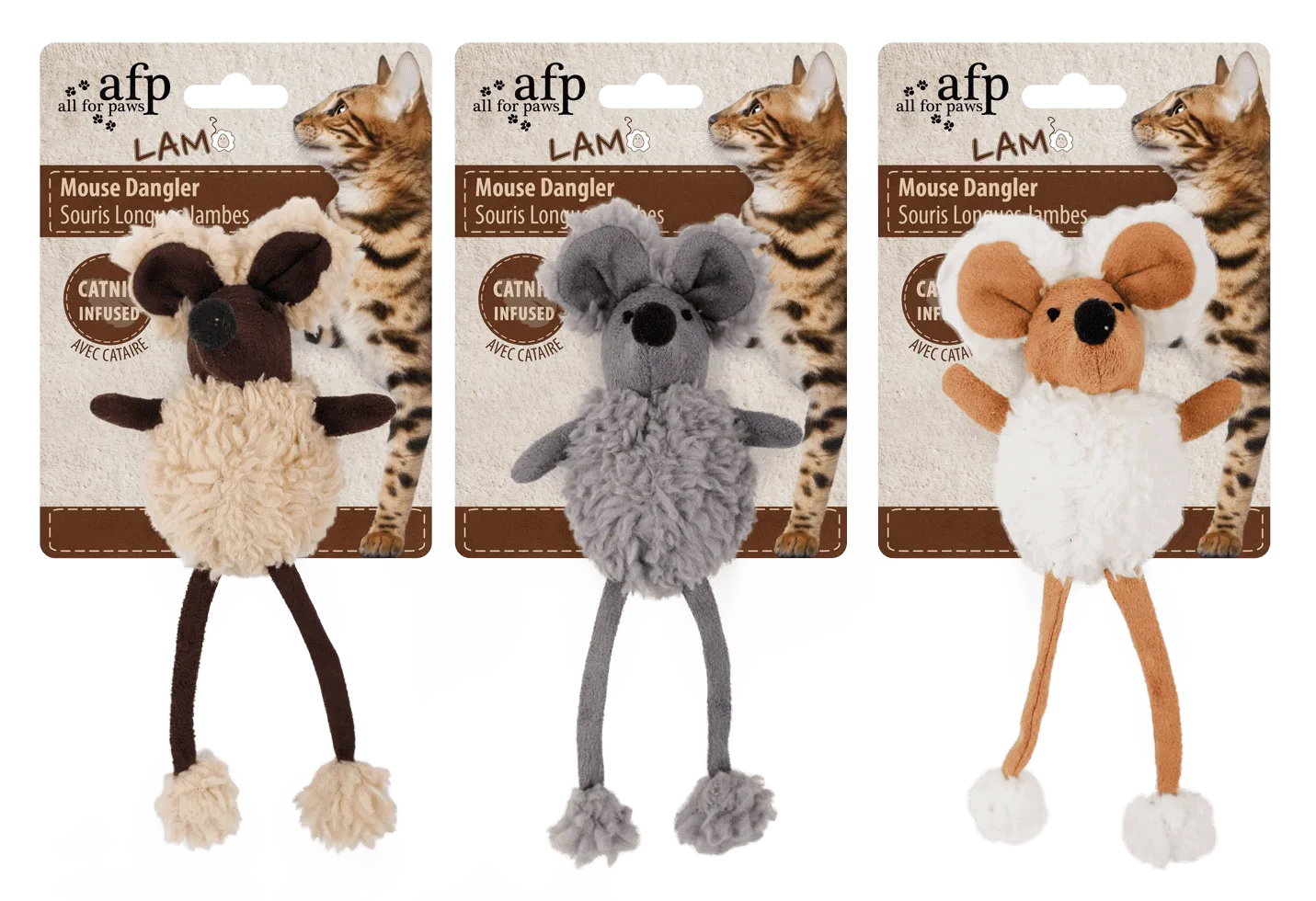 AFP Lambswool - Mouse Dangler