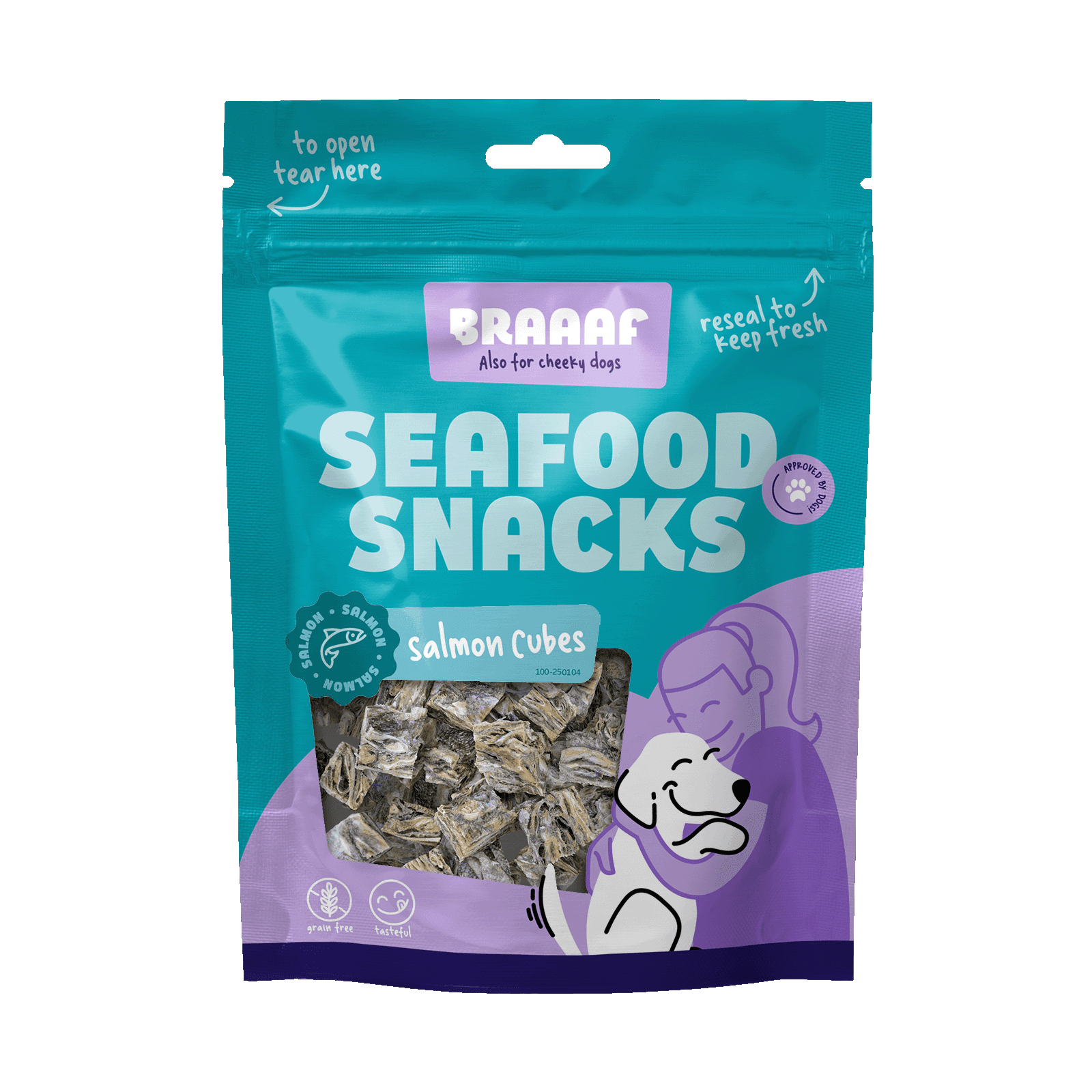 Braaaf Seafood Salmon Cubes