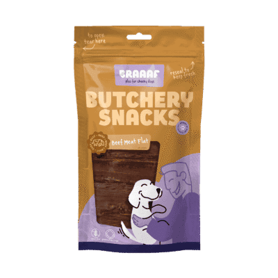 Braaaf Butchery Snacks Rundvlees plat 125 g