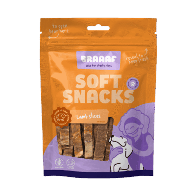 Braaaf Soft Snack Slices - Lam & Vis