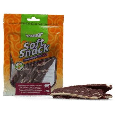Braaaf Soft Snack Filet - Lam & Vis