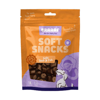 Braaaf Soft Snack Sushi - Eend & Vis