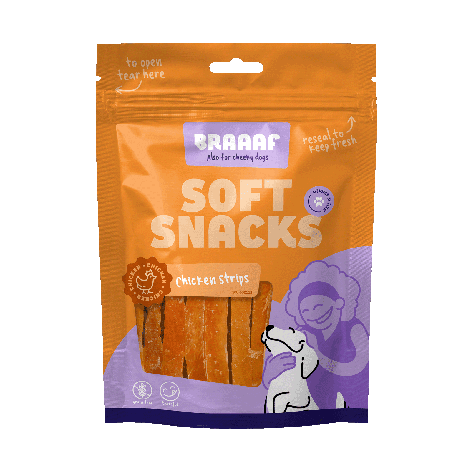 Braaaf Soft Snack Chicken Strips