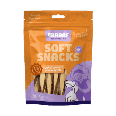Braaaf Soft Snack Gedraaide Sandwich - Kip & Vis