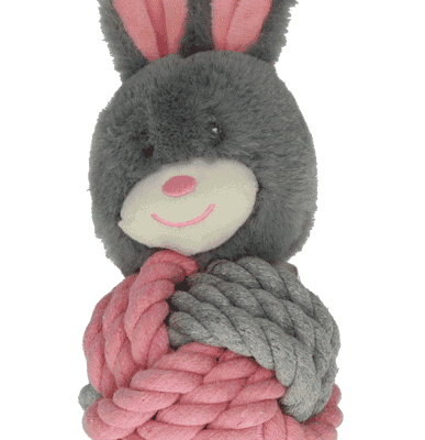 Bunny Puppy Ropey Ball