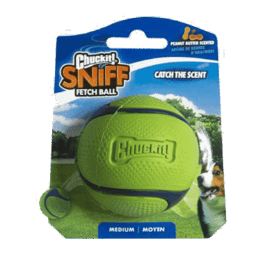 Chuckit! Sniff Fetch Ball Peanut Butter M