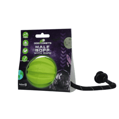 Dog Comets Hale Bopp Met Touw Groen