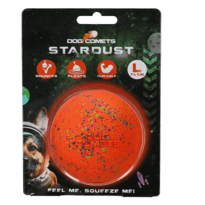 Dog Comets Stardust Oranje L