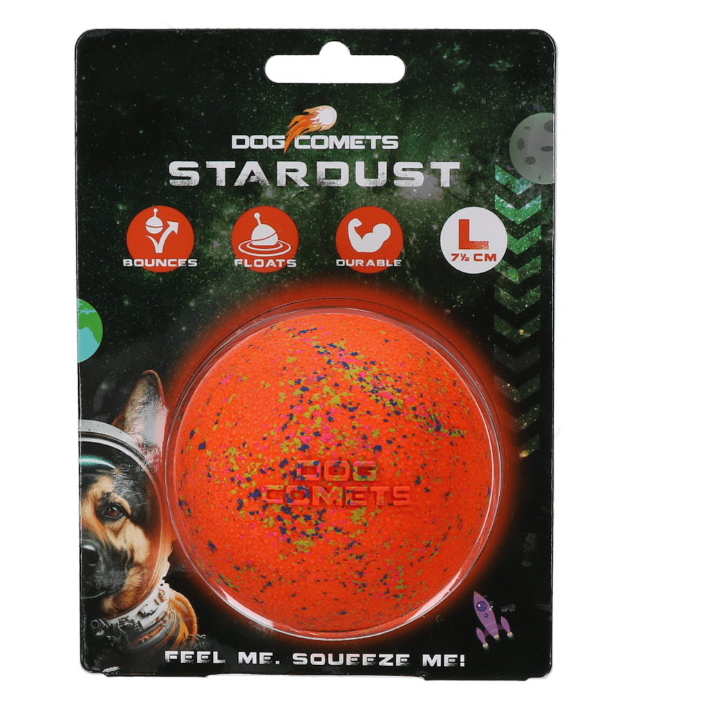 Dog Comets Stardust Orange L