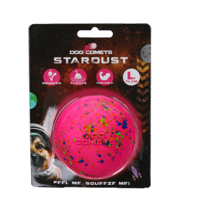Dog Comets Stardust Roze L