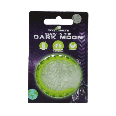 Dog Comets Glow In The Dark Moon Bal S Groen
