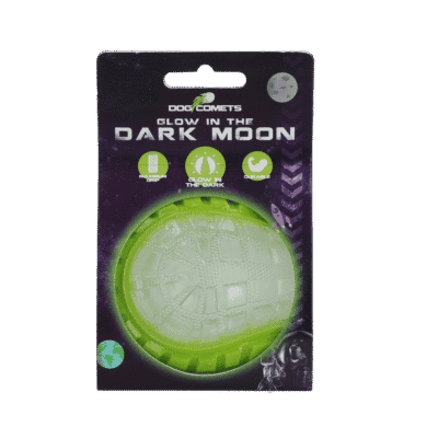 Dog Comets Glow In The Dark Moon Bal M Groen