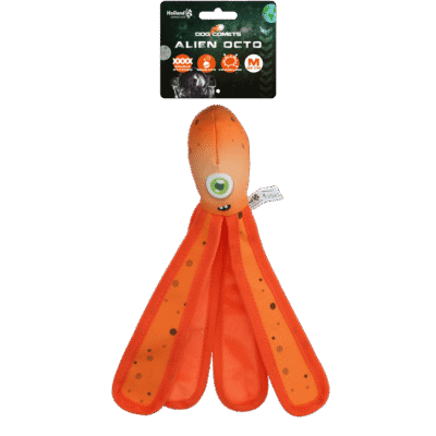 Dog Comets Alien Octo M Oranje