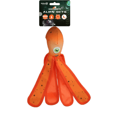 Dog Comets Alien Octo L Oranje