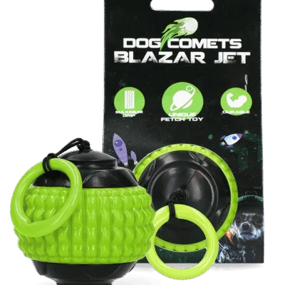Dog Comets Blazar Jet