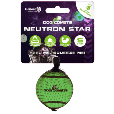 Dog Comets Tennisbal Met Pieper Neutron Star S Groen