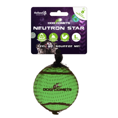 Dog Comets Tennisbal Met Pieper Neutron Star L Groen