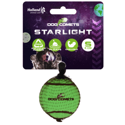 Dog Comets Tennisbal Starlight S Groen