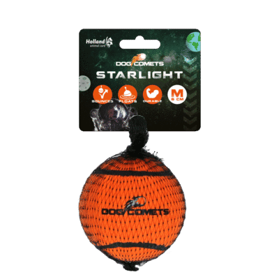 Dog Comets Tennisbal Starlight M Oranje