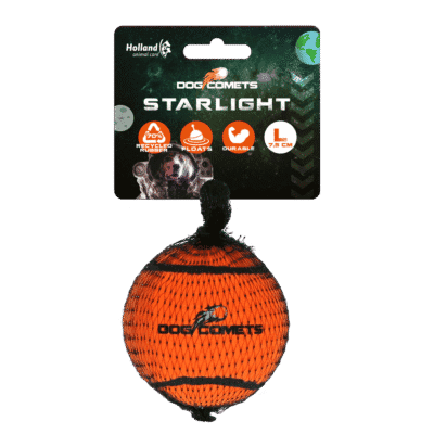 Dog Comets Tennisbal Starlight L Oranje