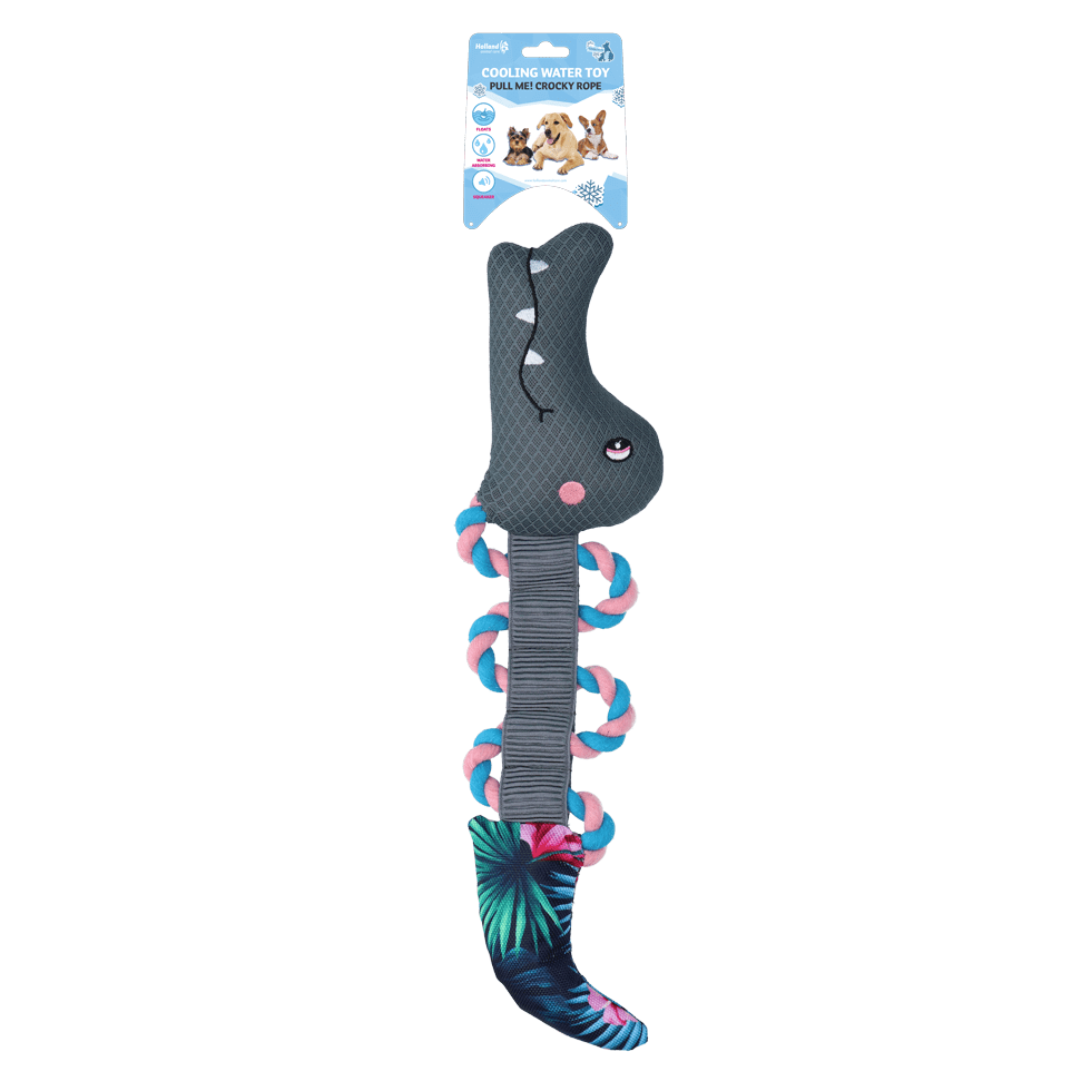 CoolPets Pull Me! Crocky Rope Flower