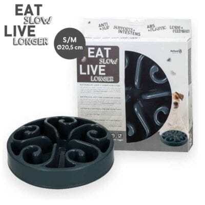 Eat Slow Live Longer Original Grijs S