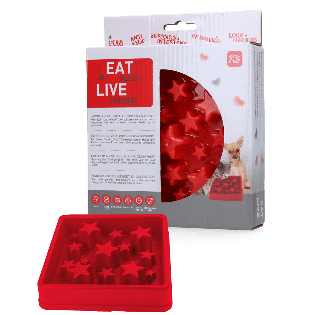Eat Slow Live Longer Star Rood XS