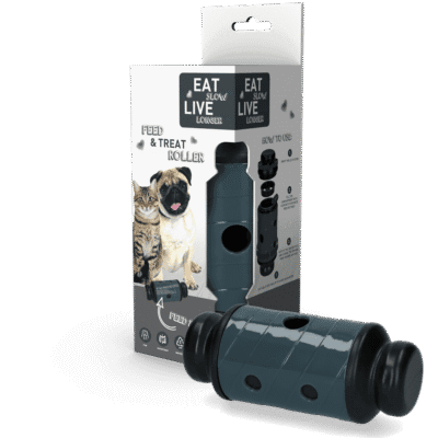 Eat Slow Live Longer Feed & Treat Roller Grijs S