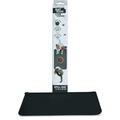 Eat Slow Live Longer Spill Mat S Grijs