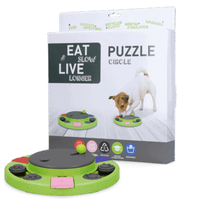 Eat Slow Live Longer Puzzle Circle