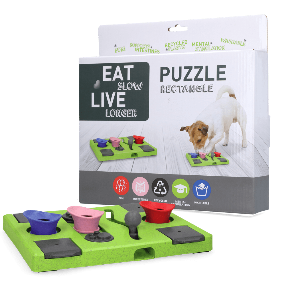 Eat Slow Live Longer Puzzle Rectangle