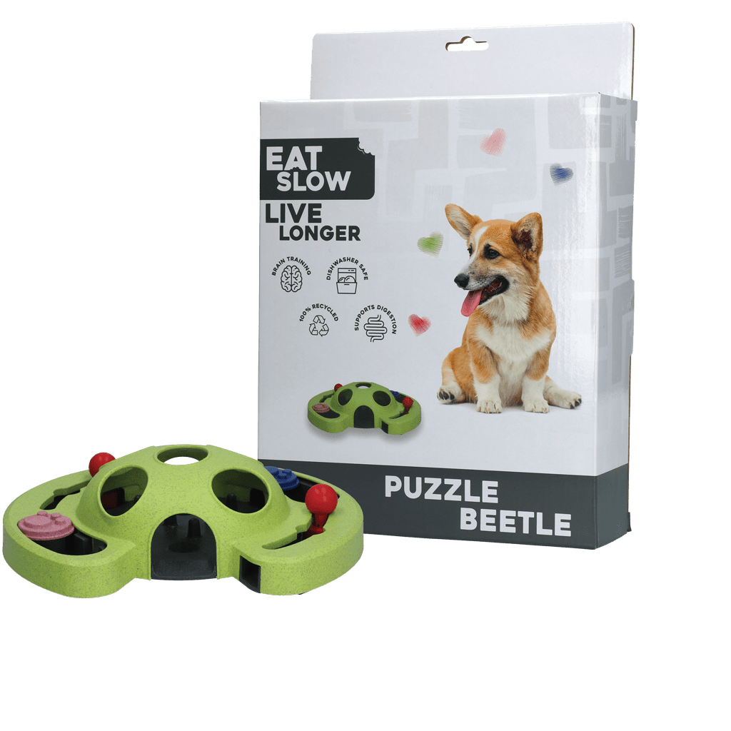 Eat Slow Live Longer Puzzle Beetle