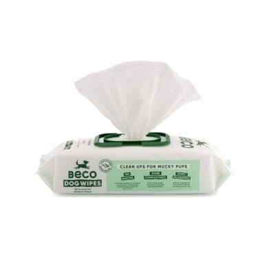 Beco Bamboo Dog Wipes Unscented 80 stuks | Plasticvrij & zacht