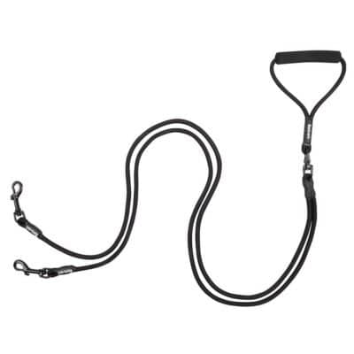 Adjustable Double Dog Leash Small (140 cm. Ø 8 mm)