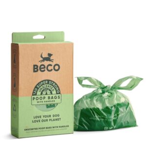 Beco - Poop Bags Recycled - Unscented - Handles (120)