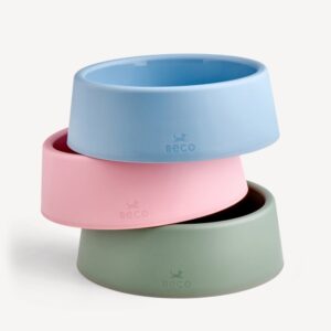 Beco Steady Dog Bowl – Verkrijgbaar in Blauw, Roze en Groen – S/L