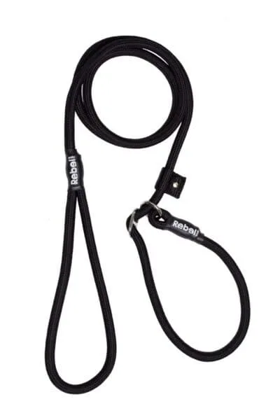0-52.jpg Training Leash Zwart / Small - 8 mm x 140 cm