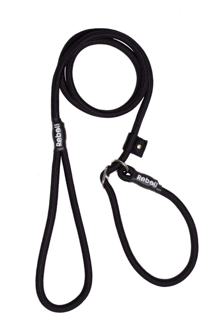 Training Leash Zwart / Small - 8 mm x 140 cm