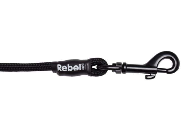 Basic Leash Zwart / Small - 8 mm x 140 cm