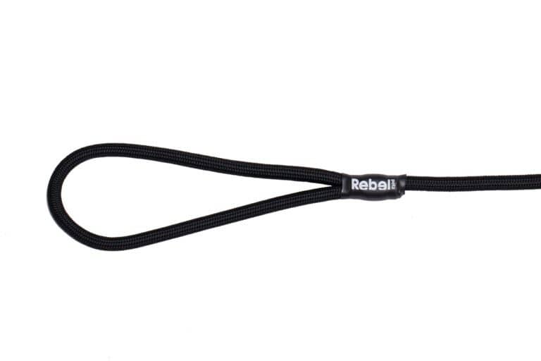 Basic Leash Zwart / Small - 8 mm x 140 cm