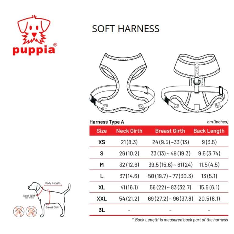 3-10.jpg Soft Harnas Zwart / Large - Nek 37 cm | Borst 50-77 cm