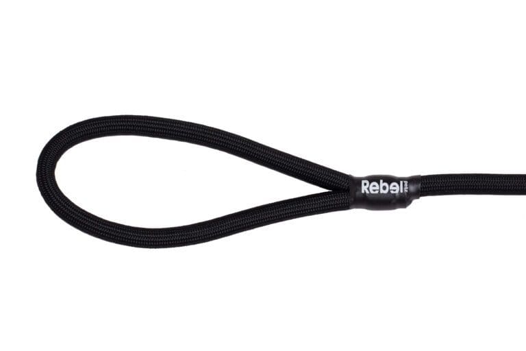 Basic Leash Zwart / Large - 12 mm x 140 cm