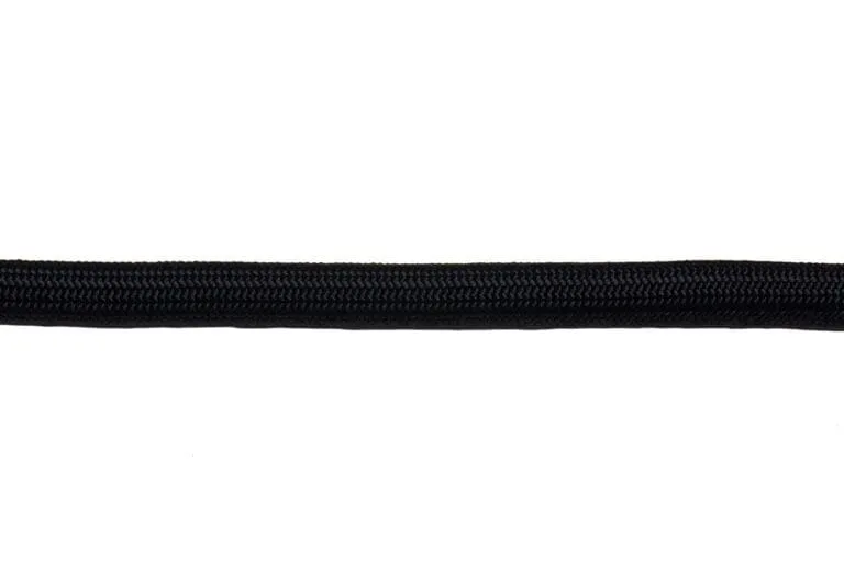 Basic Leash Zwart / Large - 12 mm x 140 cm
