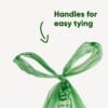 Poop Bags Recycled - Unscented - Handles (120)